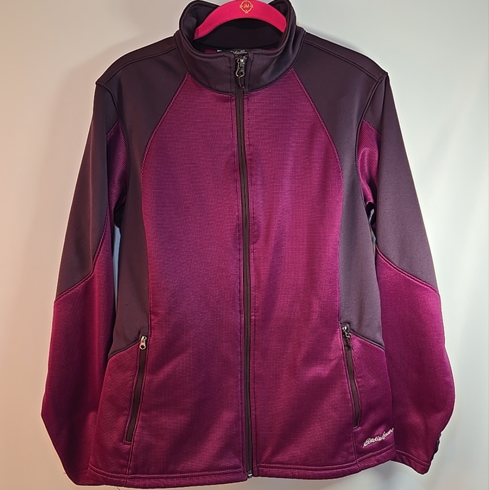 Eddie Bauer Pink and Purple Fleece Jacket